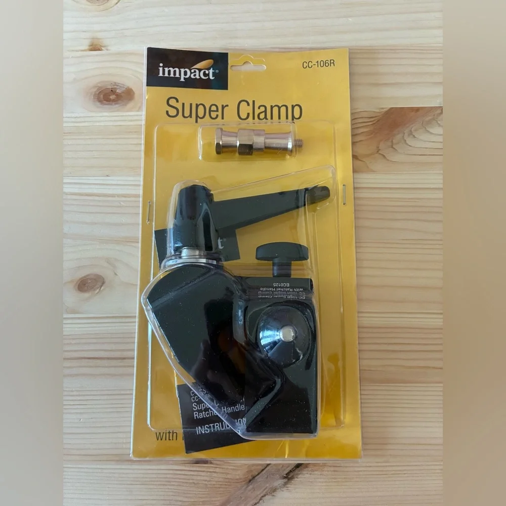 Impact Super Clamp with Ratchet Handle (Black)